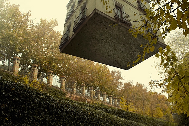 No Way Home Photography 2 Floating Houses Disturbing Photographs