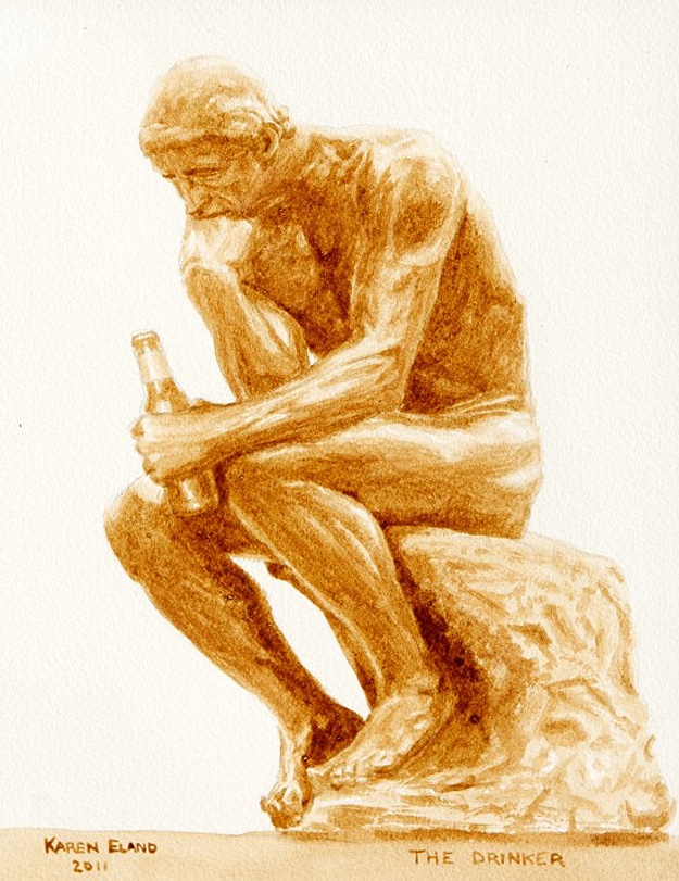 Paintings Painted With Beer 2 Beer Painter Karen Eland