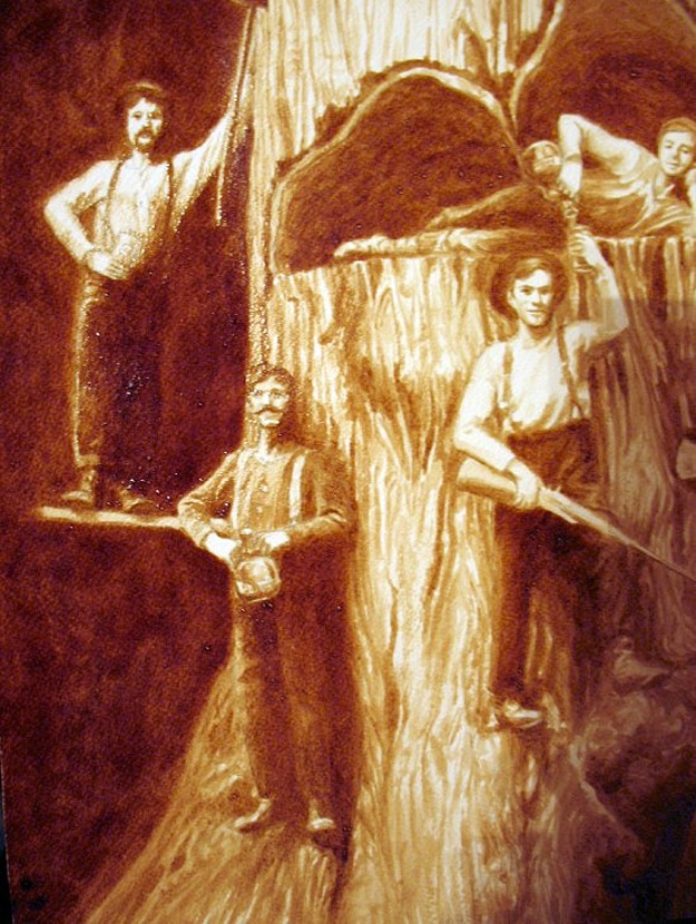 Paintings Painted With Beer 3 Beer Painter Karen Eland