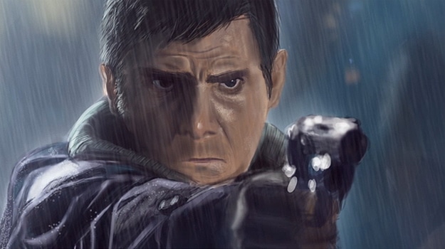 Photoshop Painting Blade Runner 4 Harrison Ford Created In Photoshop