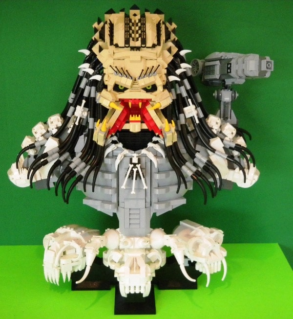 Predator Lego Bust Portrait Build Predator Lego Bust Portrait Build