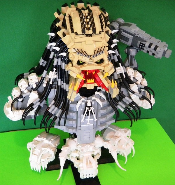 Predator Lego Bust Portrait Build Predator Lego Bust Portrait Build