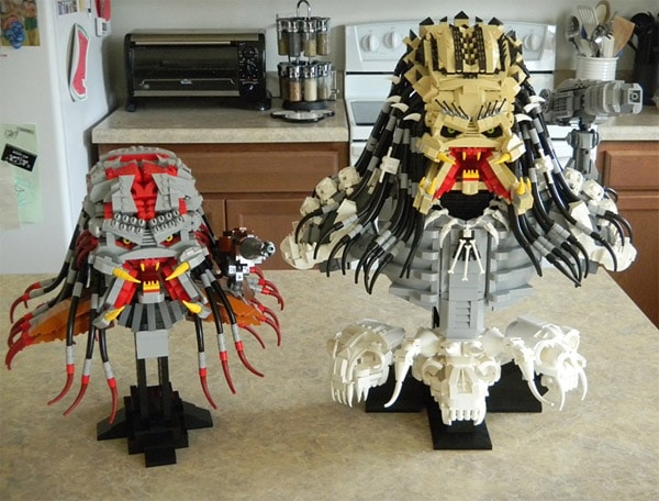 Predator Lego Bust Portrait Build Predator Lego Bust Portrait Build
