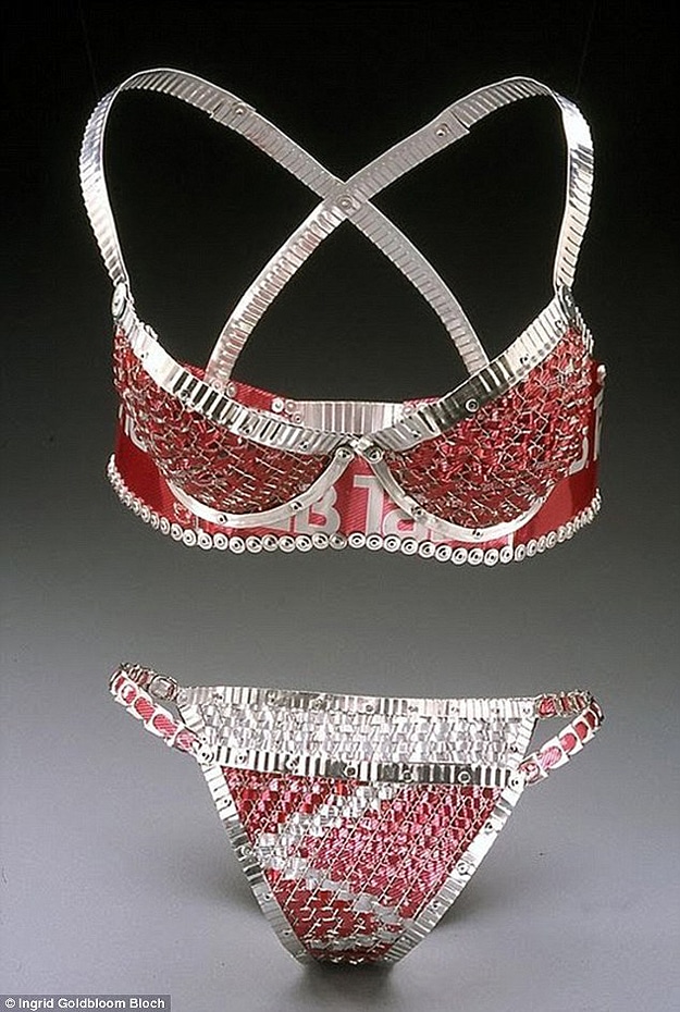 Recycled Soda Can Lingerie 1 Bras Panties Made With Cans
