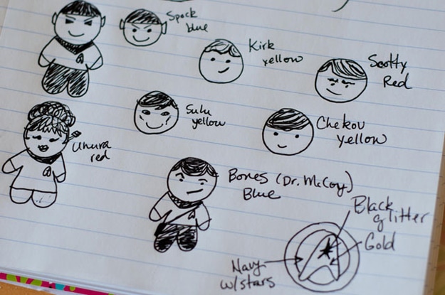 Star Trek Crew Cookies 4 Trekkies Star Trek 45 Years