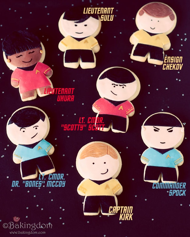 Star Trek Enterprise Cookies 2 Trekkies Star Trek 45 Years