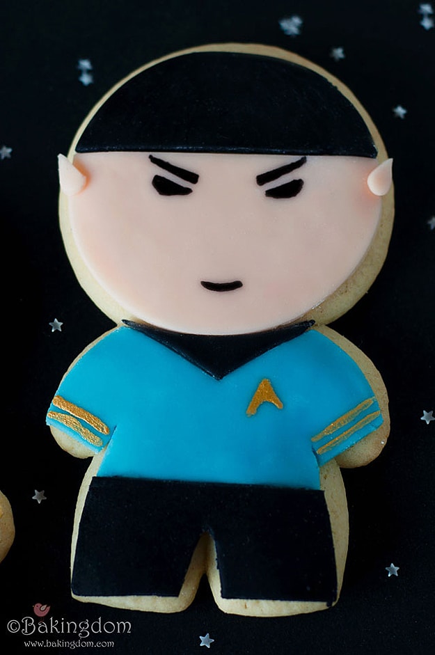 Star Trek Spock Cookie 3 Trekkies Star Trek 45 Years