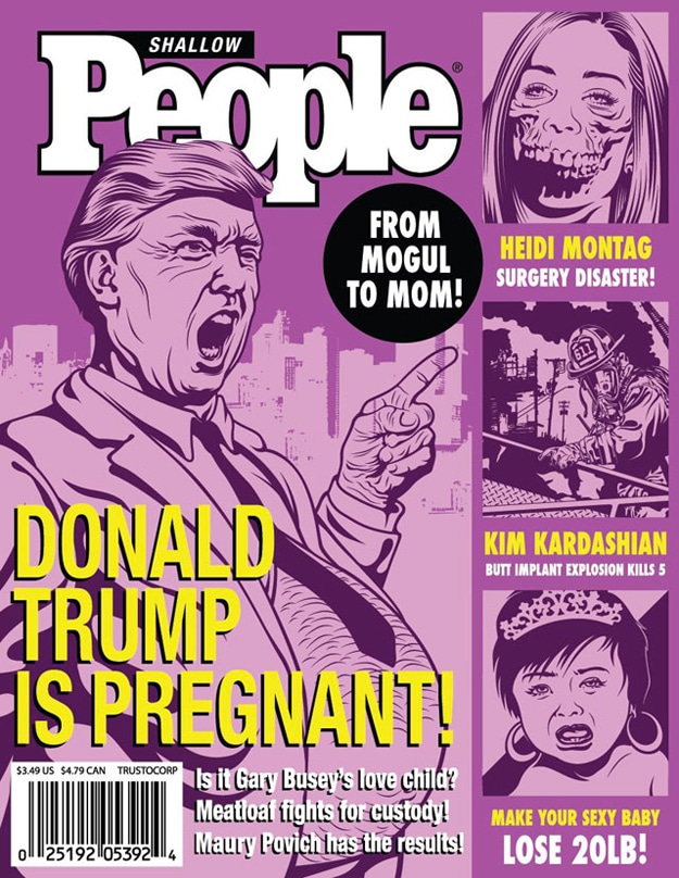 TrustoCorp Fake People Magazine 1 Donald Trump Is Pregnant