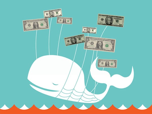 Twitter Fail Whale With Dollars Don't Underestimate Twitter Power