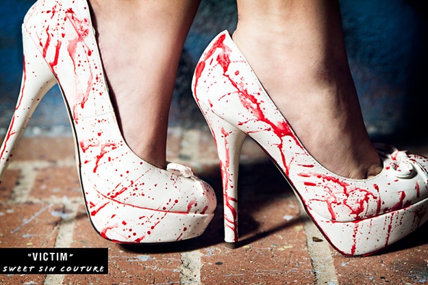 Bloody Halloween High Heels 1 Best Halloween Party Shoes