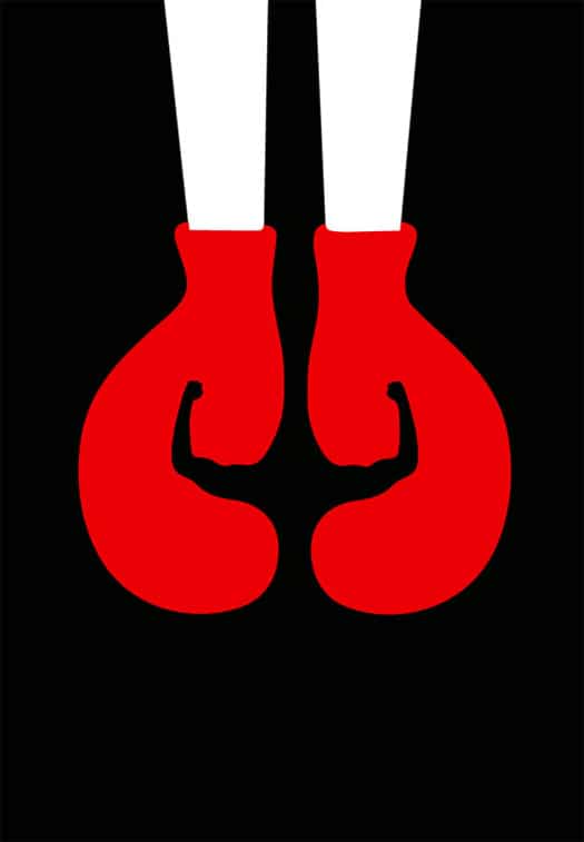 Double Hidden Meaning Illustrations 3 Negative Space Art Examples