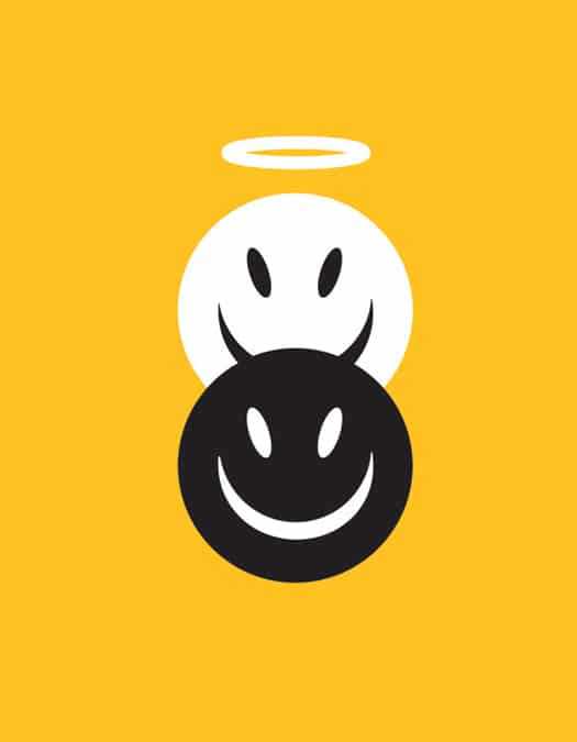 Double Hidden Meaning Illustrations 6 Negative Space Art Examples