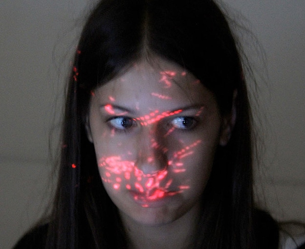 Face Projection Digital Art 3 Human Face And Expression Art