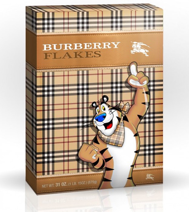 Food Cereal Couture Designs 1 Burberry Chanel Gucci Cartier