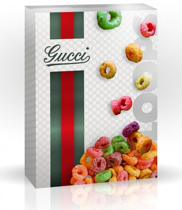 Food Cereal Couture Designs 4 Gucci Chanel Burberry Cartier
