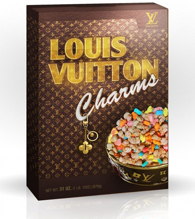 Food Cereal Couture Designs 7 Louis Vuitton Gucci Chanel D&G
