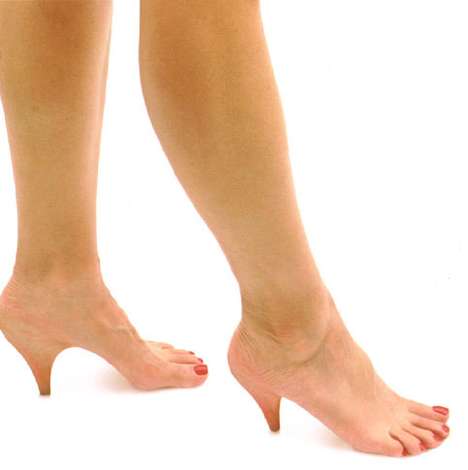 Growing Real Skin Stiletto Heels