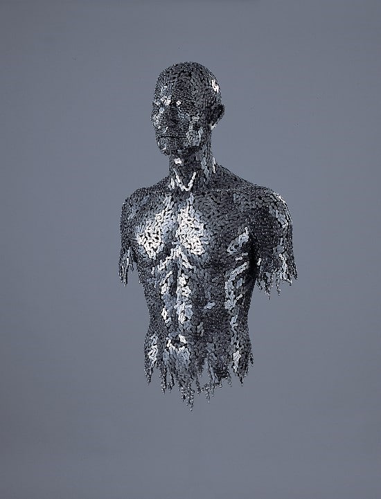 Human Body Welded Chain Sculptures Human Body Welded Chain Sculptures
