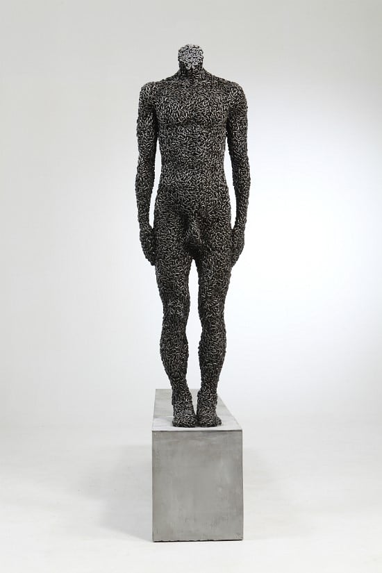 Human Body Welded Chain Sculptures Human Body Welded Chain Sculptures