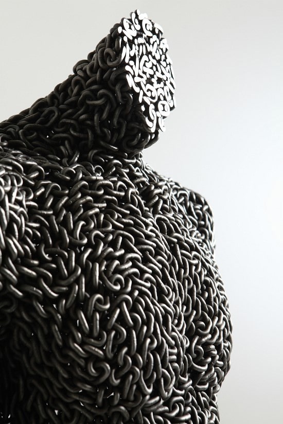 Human Body Welded Chain Sculptures Human Body Welded Chain Sculptures