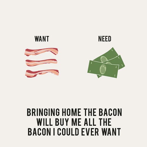 Our Wants vs Needs 10 Recovering Lazyholic Creative Illustrations