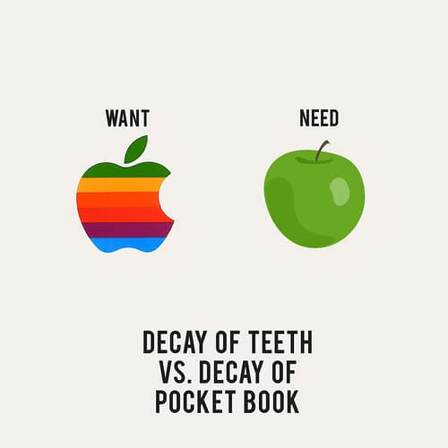 Our Wants vs Needs 5 Recovering Lazyholic Creative Illustrations