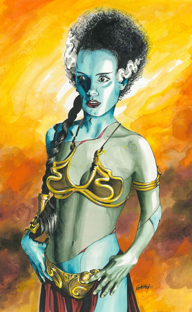 Star Wars Mashup Movies 5 Princess Leia Star Wars Poster