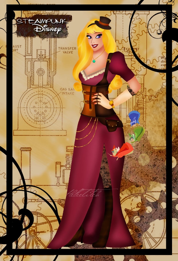 Steampunk Disney Princesses helleetitch 10 Disney Goes Steampunk On Deviantart