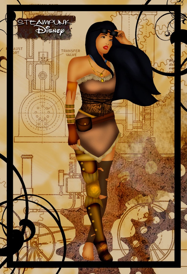 Steampunk Disney Princesses helleetitch 6 Disney Goes Steampunk Deviantart