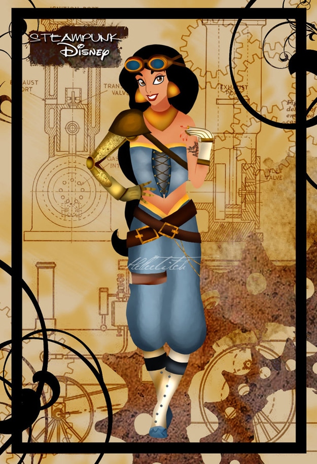 Steampunk Disney Princesses helleetitch 9 Disney Goes Steampunk Deviantart