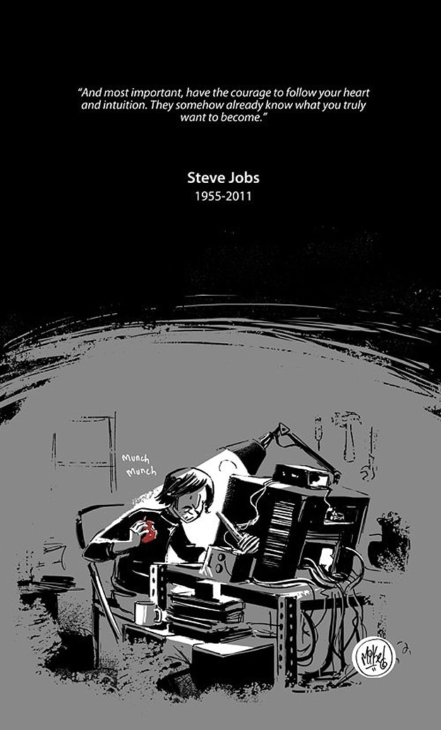 Steve Jobs Artistic Tributes 18 Death Apple Steve Jobs
