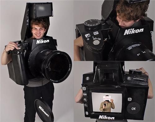 Working Nikon D3 Camera Costume Working Nikon D3 Camera Costume