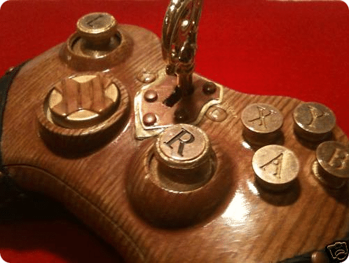 Xbox Wooden Steampunk Controller Mod Xbox Wooden Steampunk Controller Mod