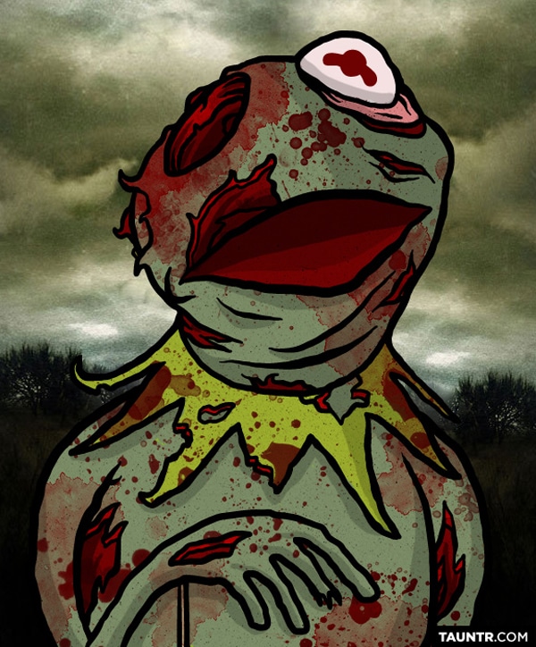 Kermit The Frog As Zombie