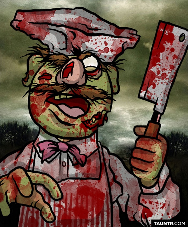 The Muppets Redesigned As Zombies