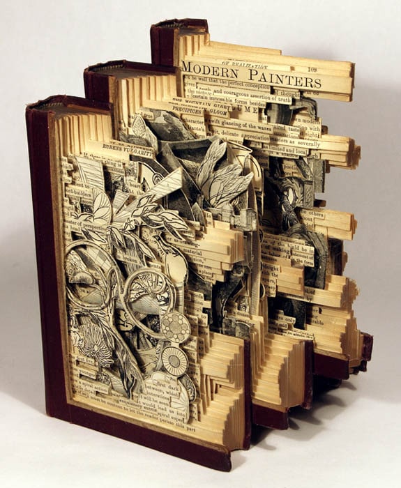 Extreme Cut Out Book Art