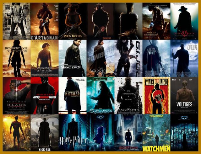 Recycled Movie Poster Theme Design Recycled Movie Poster Theme Design