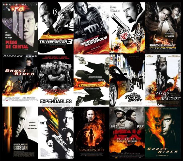 Recycled Movie Poster Theme Design Recycled Movie Poster Theme Design