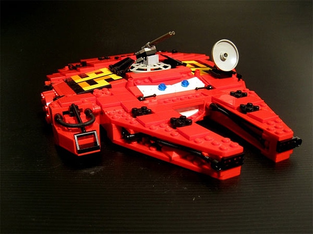 Star Wars Lego Mashup 2 Millennium Falcon Lightning McQueen