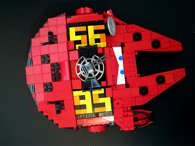 Star Wars Lego Mashup 3 Millennium Falcon Lightning McQueen