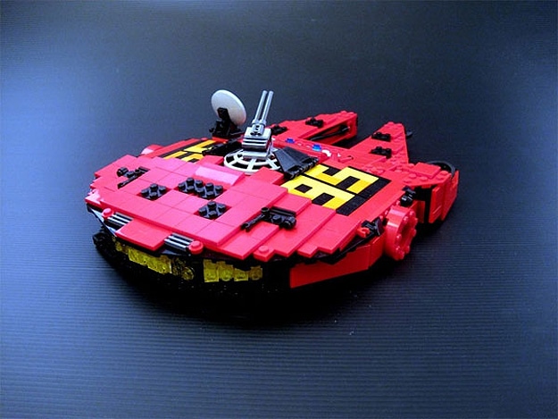 Star Wars Lego Mashup 4 Millennium Falcon Lightning McQueen