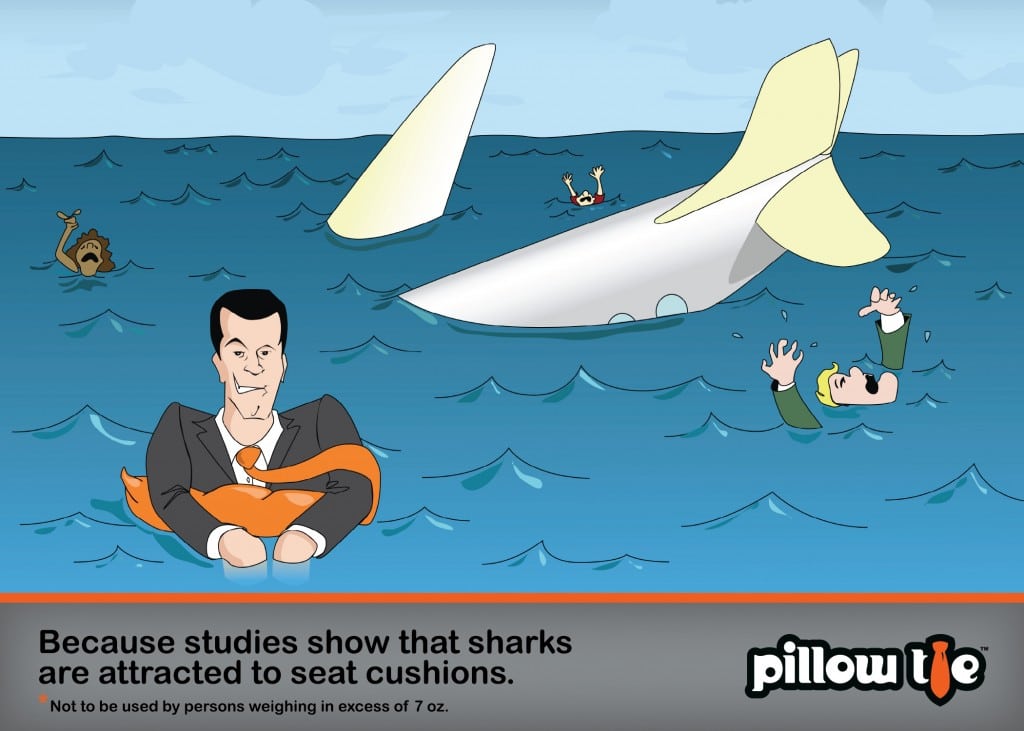 The Inflatable Pillow Tie Concept