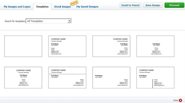 Uprinting Easy Design Tool 4 Create Business Cards Like Pro