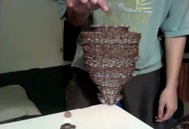 World Record Balancing Dimes 1 Coins Balanced On Dime