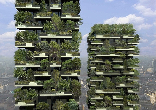 Worlds First Vertical Forest 1 Forest Grows On A Building