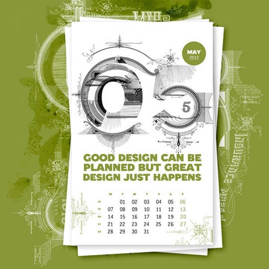 2012 Creative Calendar Designs 1 Designers Make Fun Calendars