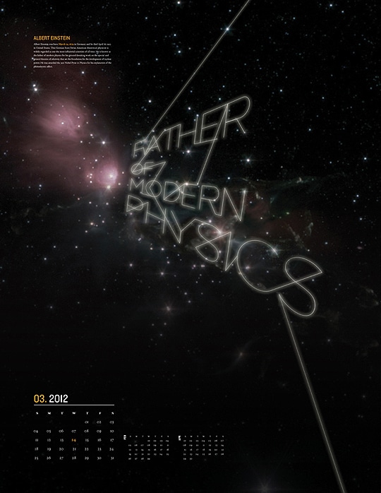 2012 Creative Calendar Designs 30 Designers Make Fun Calendars