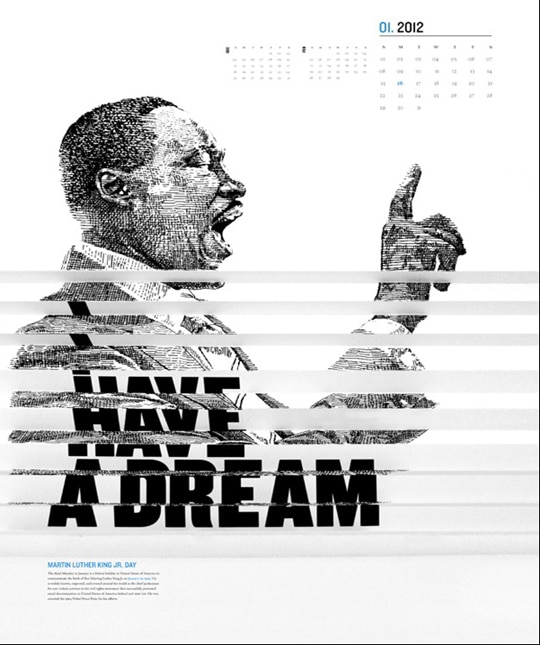 2012 Creative Calendar Designs 35 Designers Make Fun Calendars