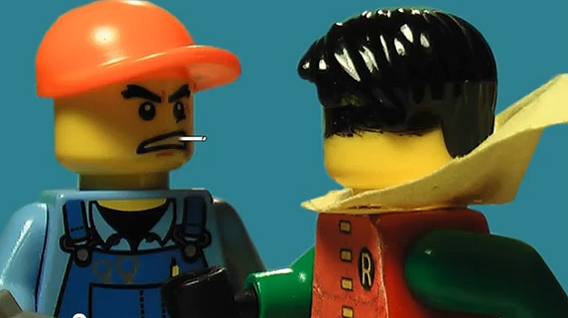 Batman Robin Recreated Lego 2 Old Commercial Designed In Lego
