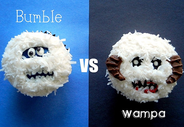 Bumble Wampa Snow Cupcakes 1 Snow Monster DIY Cupcakes